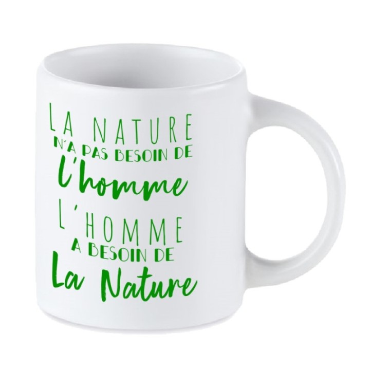 Tip Top Tshirt - Mug La Nature et l'Homme - Made in France