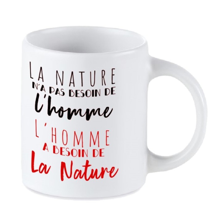 Tip Top Tshirt - Mug La Nature et l'Homme - Made in France
