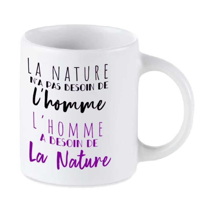 Tip Top Tshirt - Mug La Nature et l'Homme - Made in France