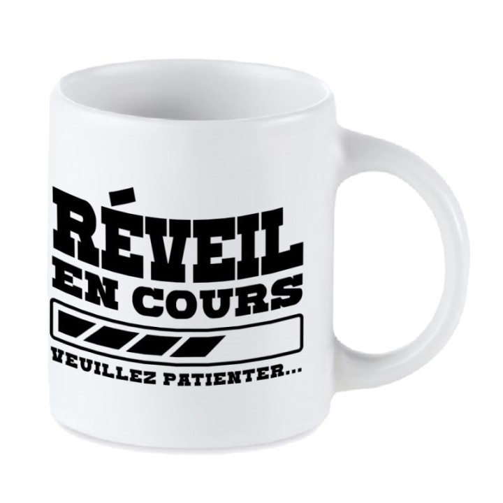 Tip Top Tshirt - Mug Réveil en cours... - Made in France