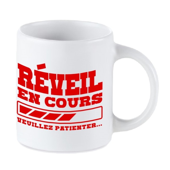 Tip Top Tshirt - Mug Réveil en cours... - Made in France