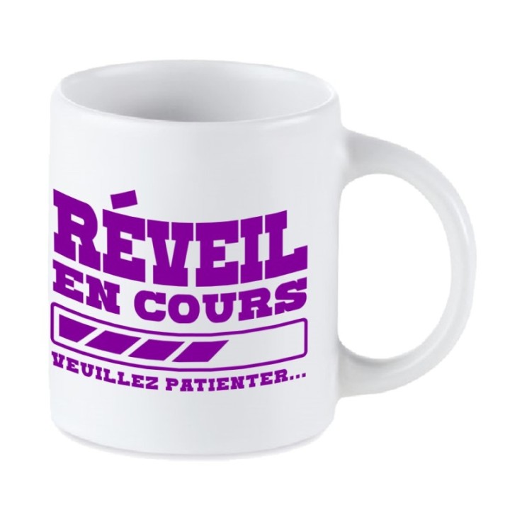 Tip Top Tshirt - Mug Réveil en cours... - Made in France
