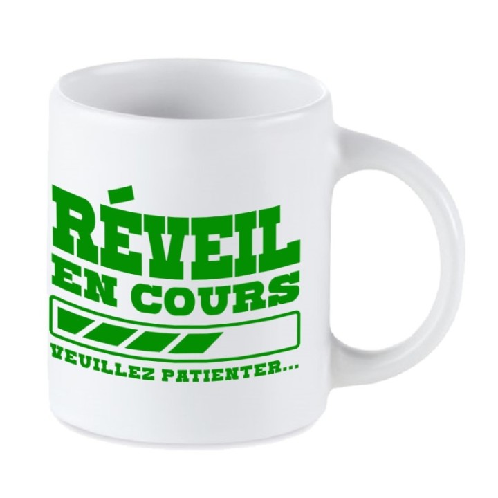 Tip Top Tshirt - Mug Réveil en cours... - Made in France