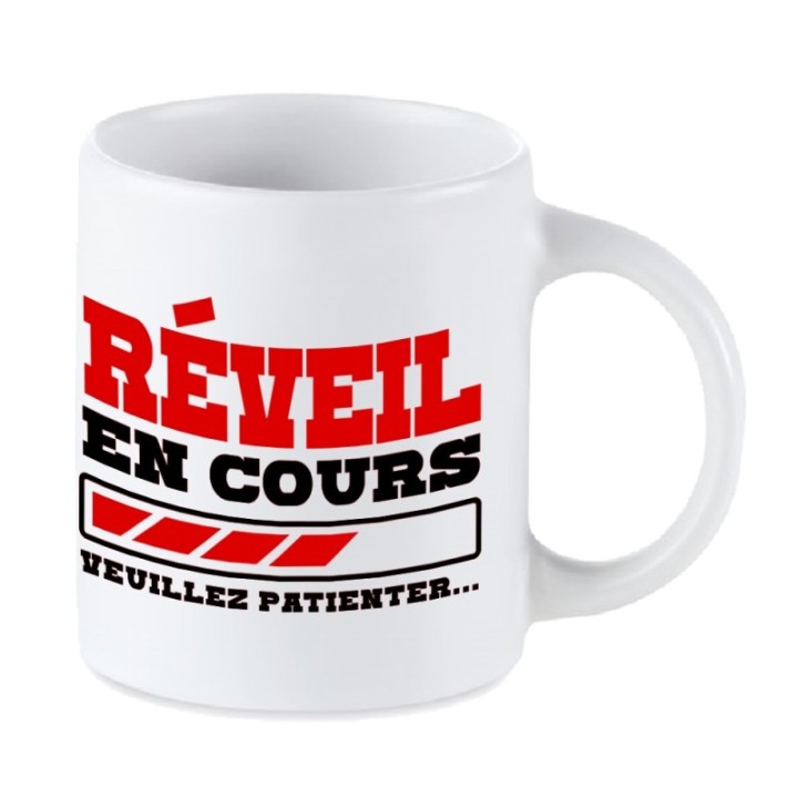 Tip Top Tshirt - Mug Réveil en cours... - Made in France