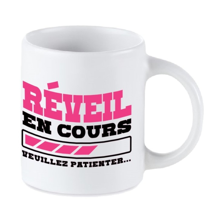 Tip Top Tshirt - Mug Réveil en cours... - Made in France
