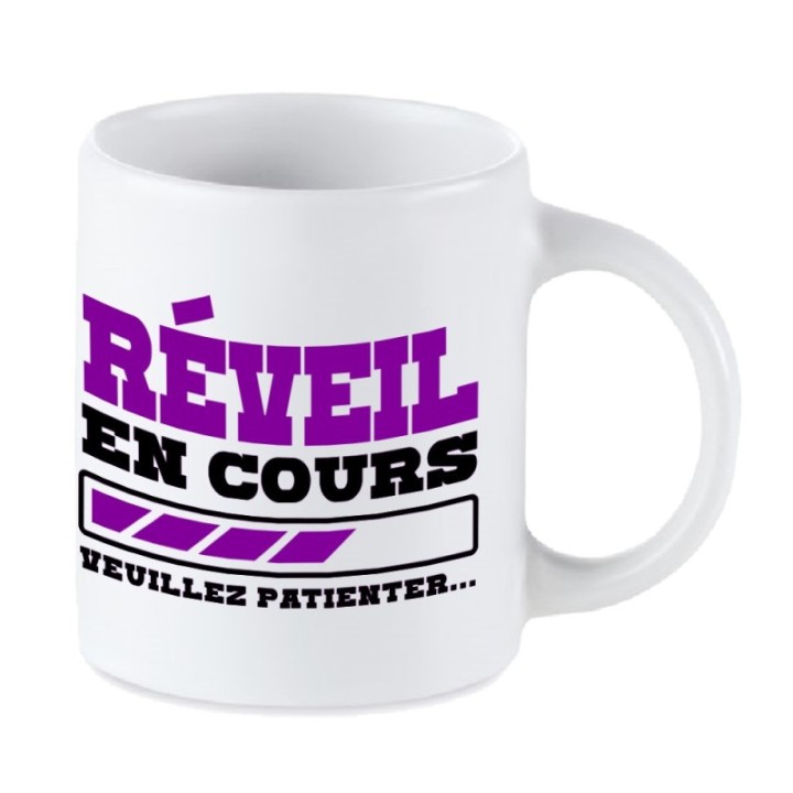 Tip Top Tshirt - Mug Réveil en cours... - Made in France