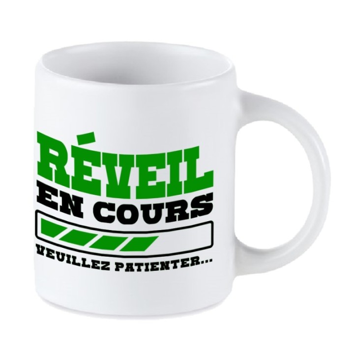 Tip Top Tshirt - Mug Réveil en cours... - Made in France