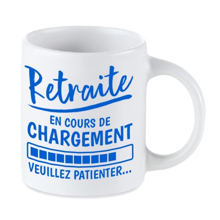 Tip Top Tshirt - Mug Retraite en cours de chargement... - Made in France