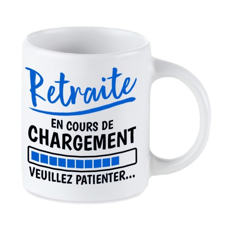 Tip Top Tshirt - Mug Retraite en cours de chargement... - Made in France