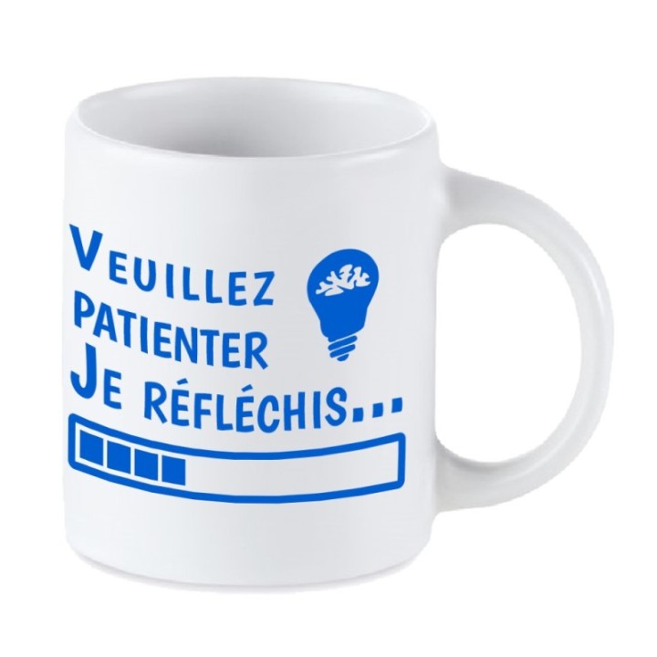 Tip Top Tshirt - Mug Je réfléchis... - Made in France