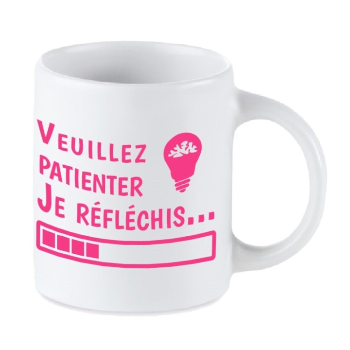 Tip Top Tshirt - Mug Je réfléchis... - Made in France