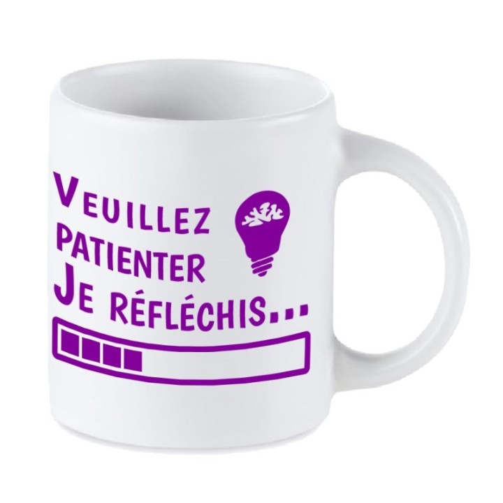 Tip Top Tshirt - Mug Je réfléchis... - Made in France