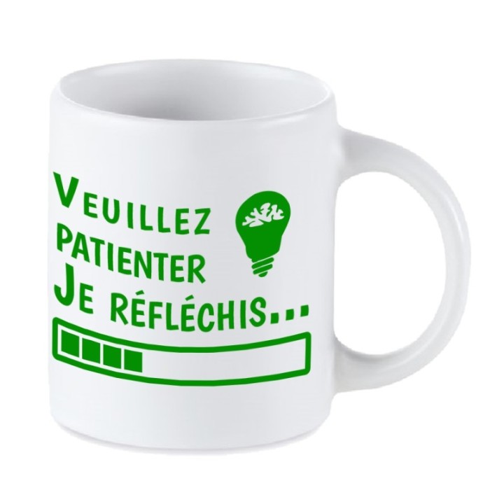 Tip Top Tshirt - Mug Je réfléchis... - Made in France