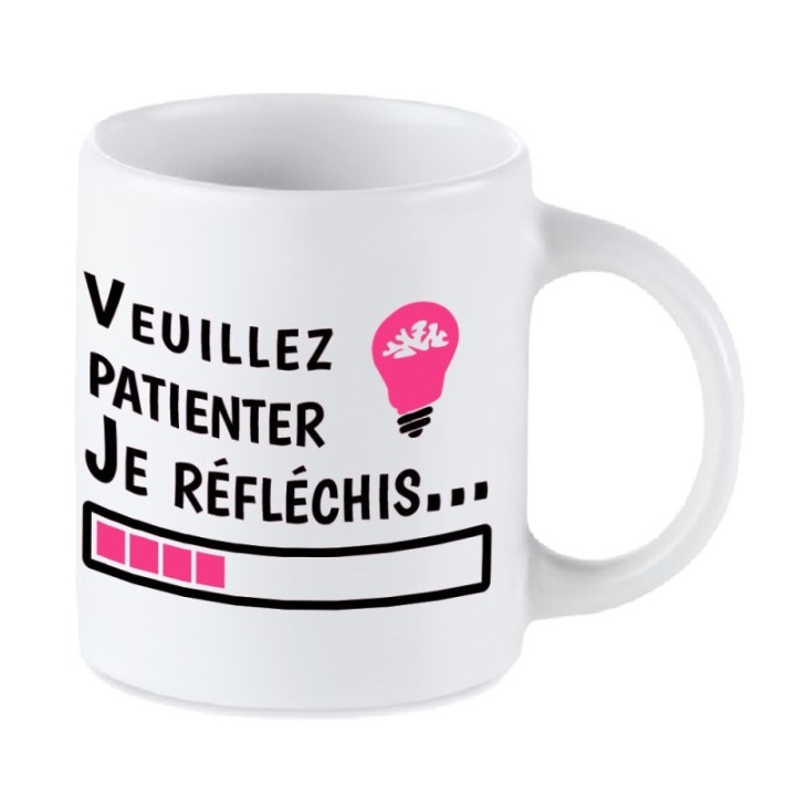 Tip Top Tshirt - Mug Je réfléchis... - Made in France