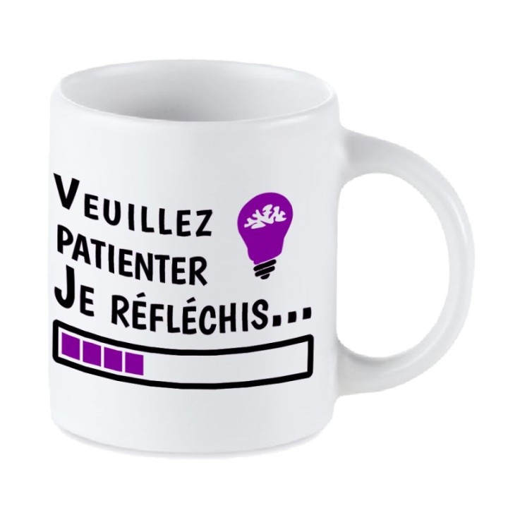 Tip Top Tshirt - Mug Je réfléchis... - Made in France