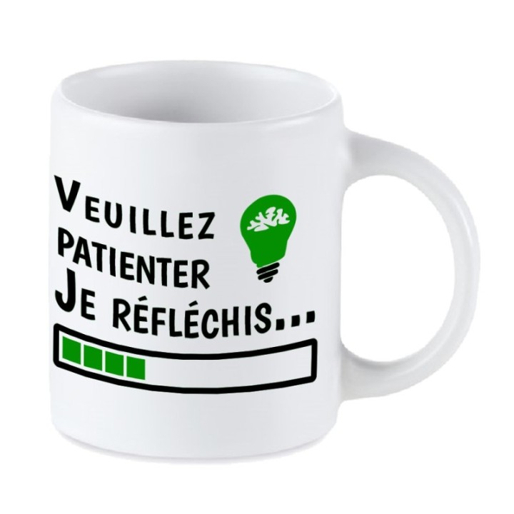 Tip Top Tshirt - Mug Je réfléchis... - Made in France
