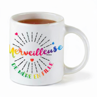 Tip Top Tshirt - Mug Merveilleuse de mère en fille - Made in France