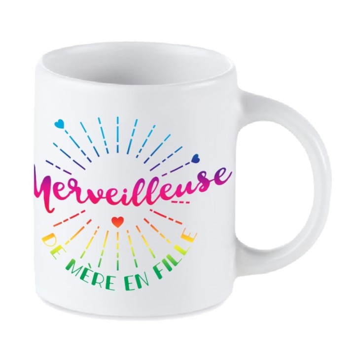 Tip Top Tshirt - Mug Merveilleuse de mère en fille - Made in France