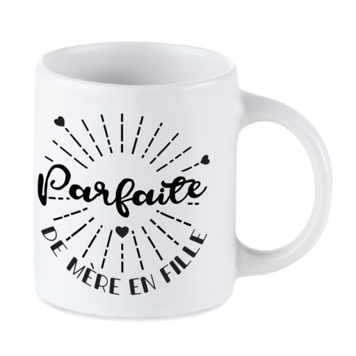 Tip Top Tshirt - Mug Parfaite de mère en fille - Made in France
