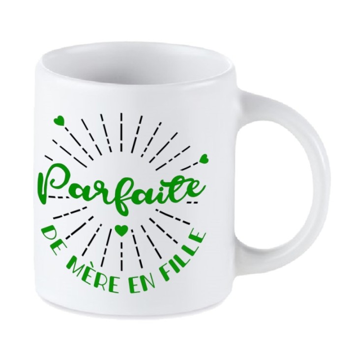 Tip Top Tshirt - Mug Parfaite de mère en fille - Made in France