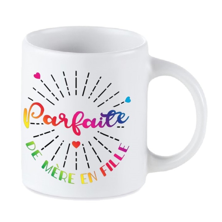Tip Top Tshirt - Mug Parfaite de mère en fille - Made in France