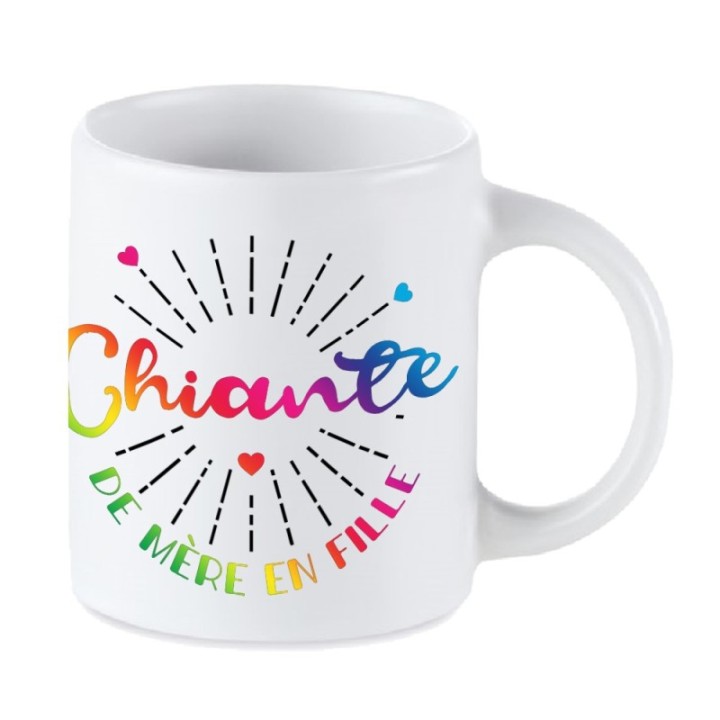 Tip Top Tshirt - Mug Chiante de mère en fille - Made in France
