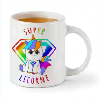 Tip Top Tshirt - Mug Super Licorne - Made in France