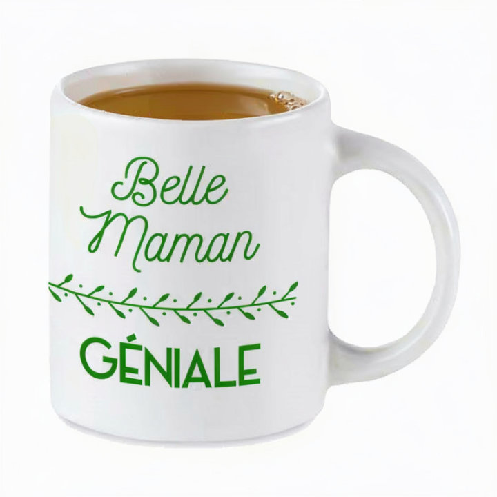 Tip Top Tshirt - Mug Belle Maman géniale - Made in France