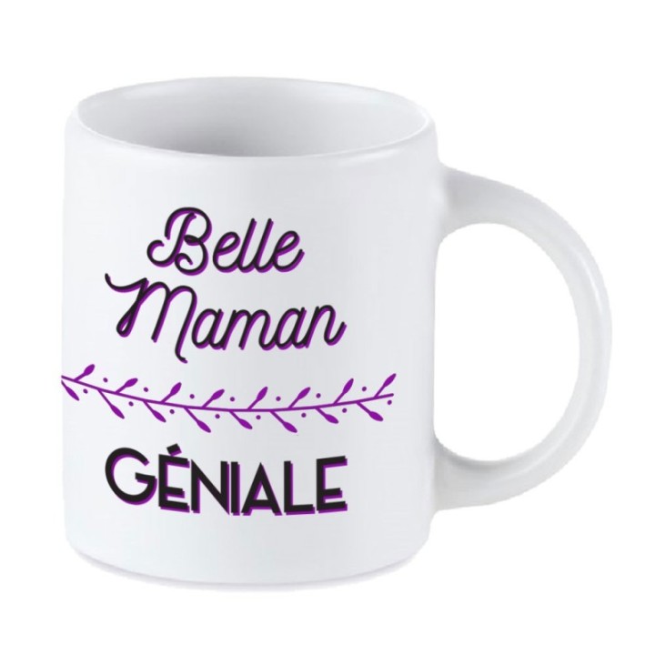 Tip Top Tshirt - Mug Belle Maman géniale - Made in France