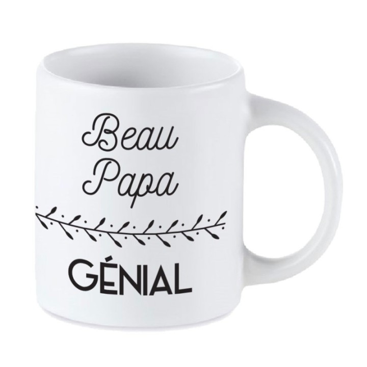 Tip Top Tshirt - Mug Beau Papa génial - Made in France