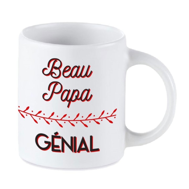 Tip Top Tshirt - Mug Beau Papa génial - Made in France