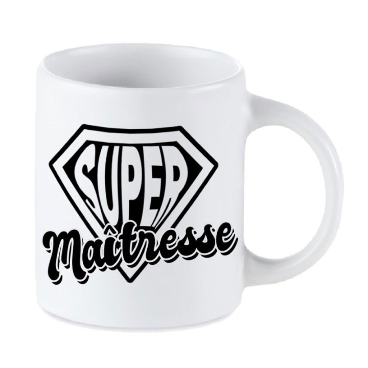 Tip Top Tshirt - Mug Super Maîtresse - Made in France