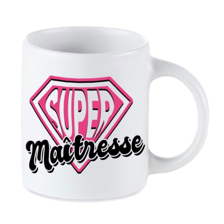 Tip Top Tshirt - Mug Super Maîtresse - Made in France