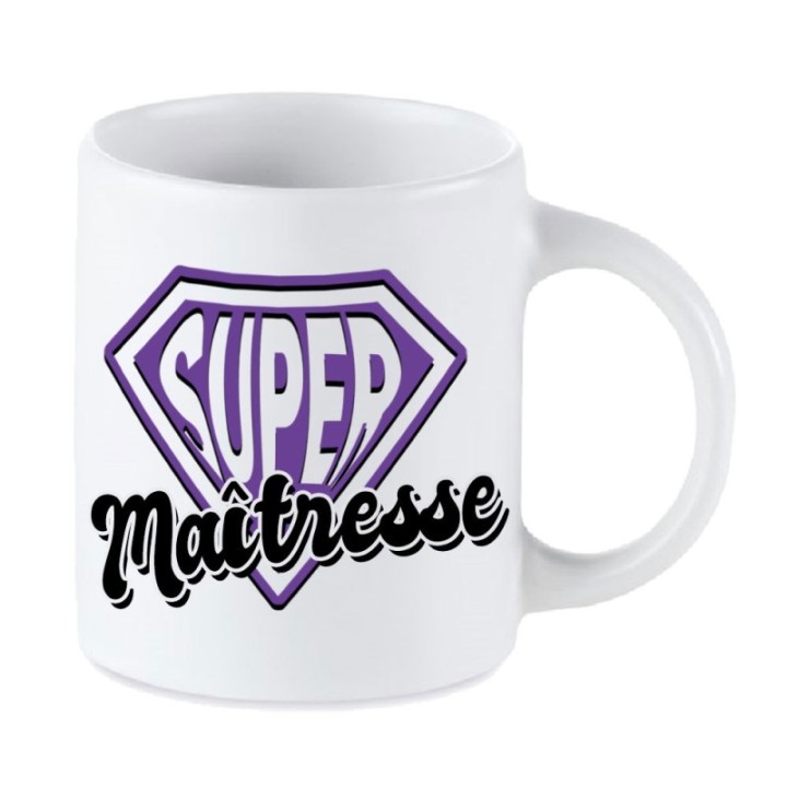 Tip Top Tshirt - Mug Super Maîtresse - Made in France