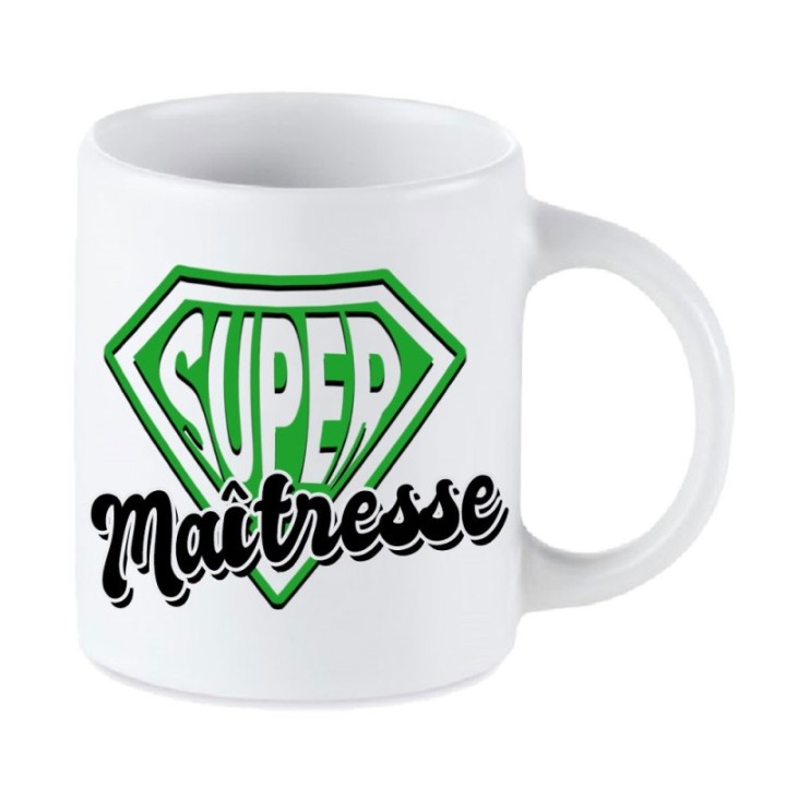 Tip Top Tshirt - Mug Super Maîtresse - Made in France