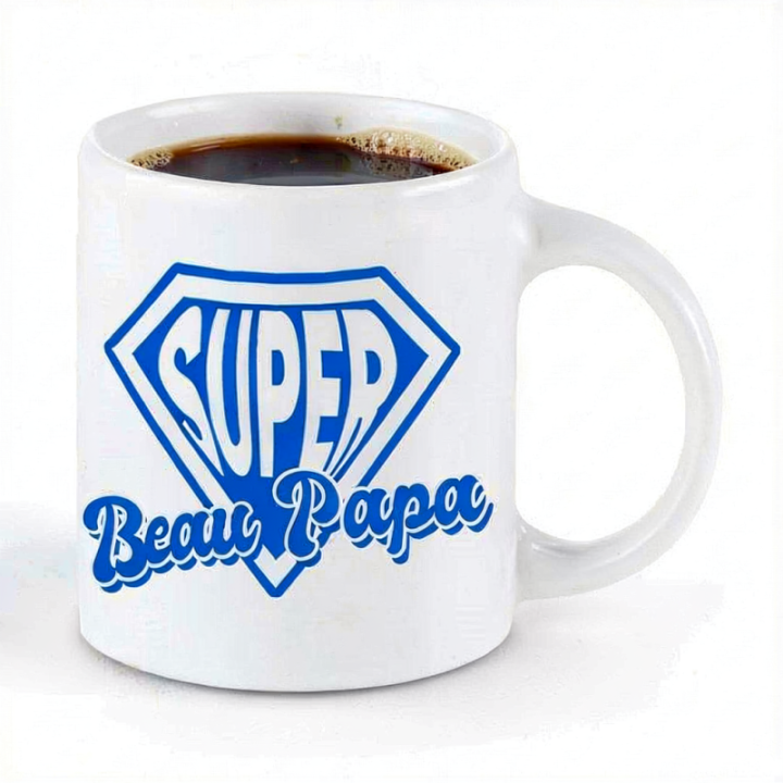 Tip Top Tshirt - Mug Super Beau Papa - Made in France