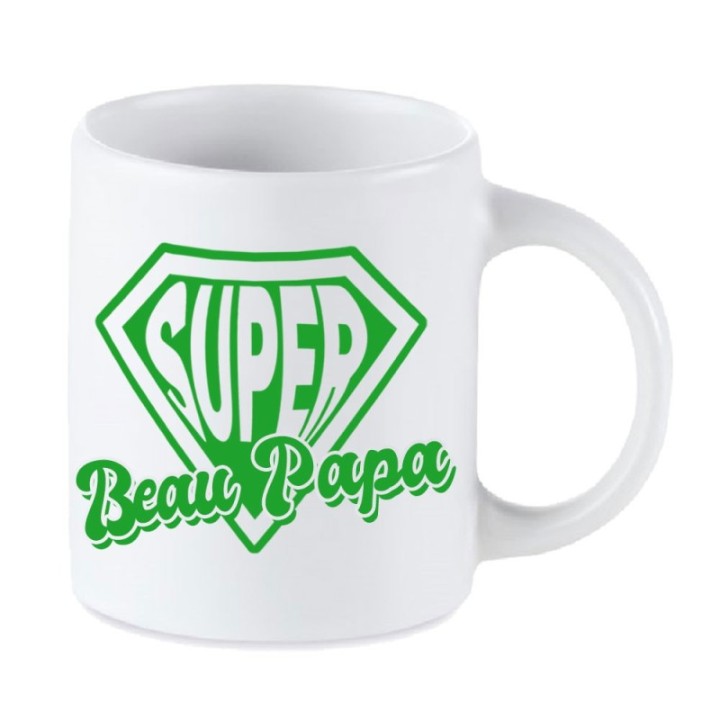 Tip Top Tshirt - Mug Super Beau Papa - Made in France