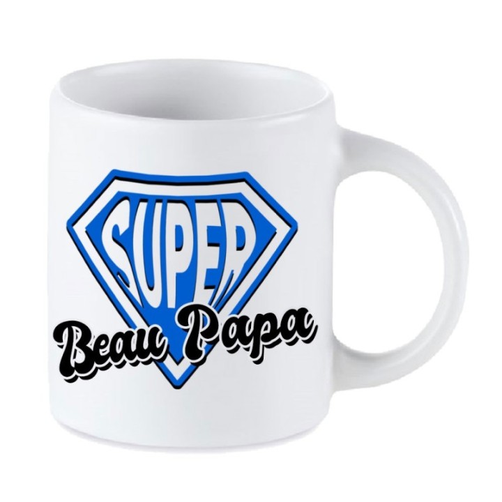 Tip Top Tshirt - Mug Super Beau Papa - Made in France