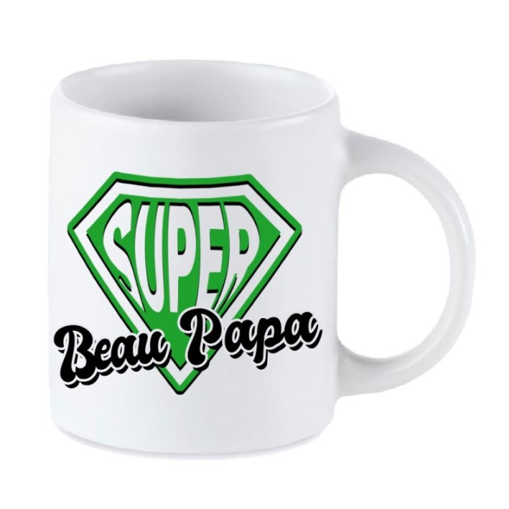 Tip Top Tshirt - Mug Super Beau Papa - Made in France