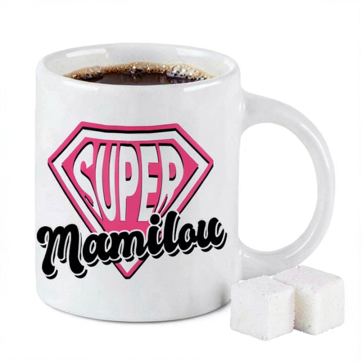 Tip Top Tshirt - Mug Super Mamilou - Made in France