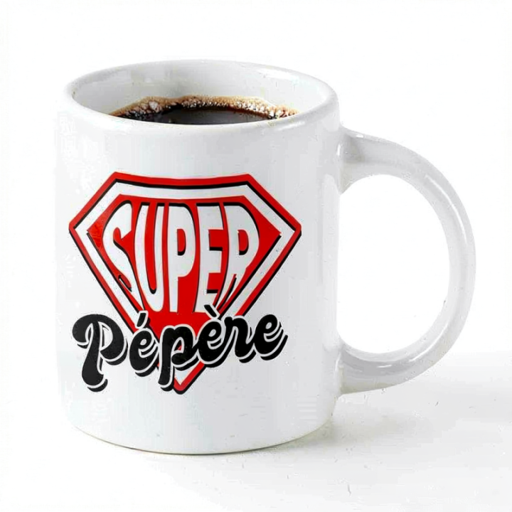 Tip Top Tshirt - Mug Super Pépère - Made in France