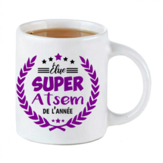 Tip Top Tshirt - Mug Élue Super ATSEM de l’année - Made in France