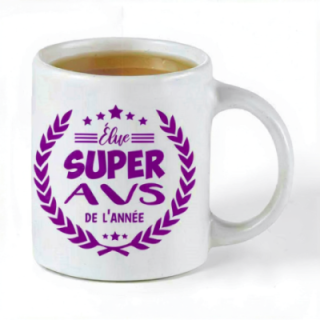 Tip Top Tshirt - Mug Élue Super AVS de l’année - Made in France