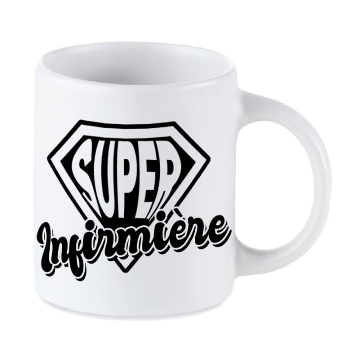 Tip Top Tshirt - Mug Super infirmière - Made in France