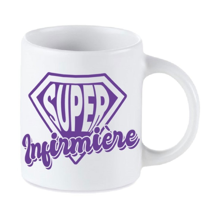 Tip Top Tshirt - Mug Super infirmière - Made in France