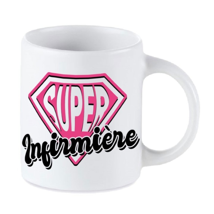 Tip Top Tshirt - Mug Super infirmière - Made in France