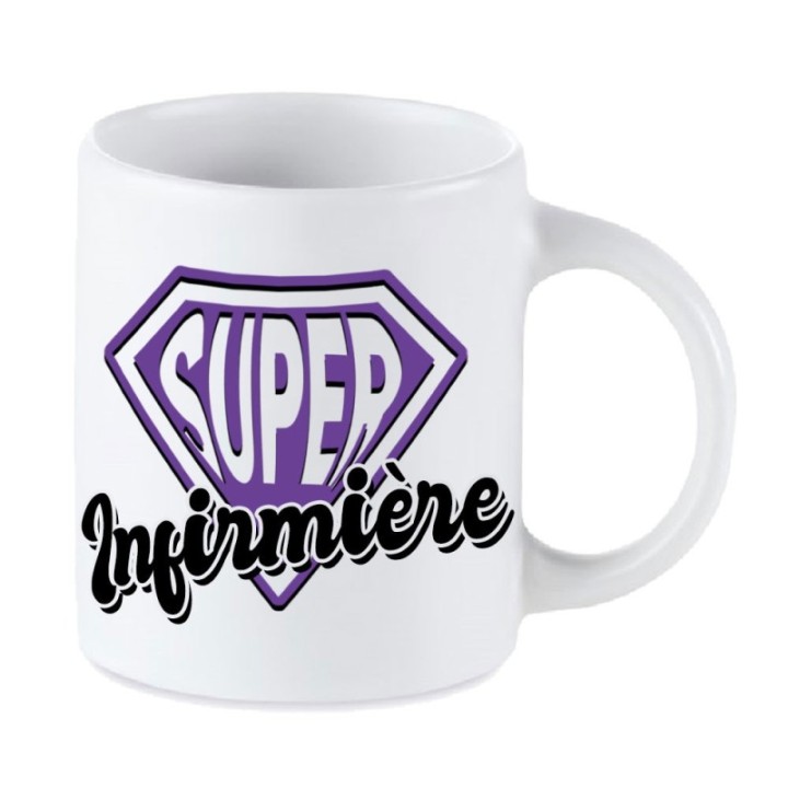 Tip Top Tshirt - Mug Super infirmière - Made in France