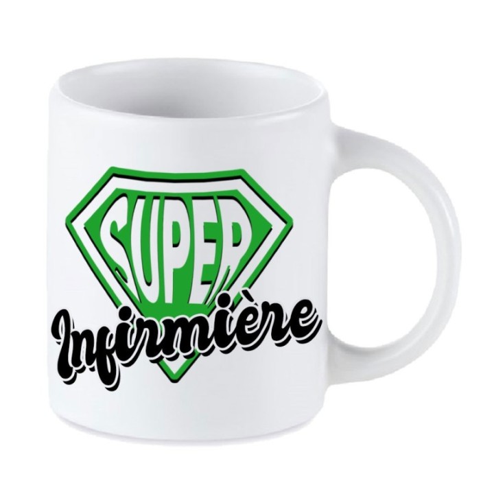 Tip Top Tshirt - Mug Super infirmière - Made in France