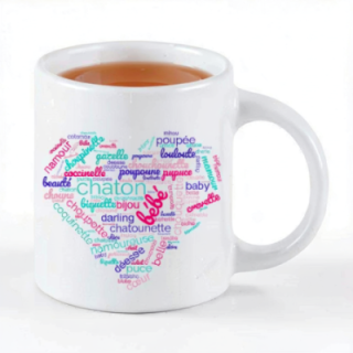 Tip Top Tshirt - Mug Surnoms d'amour - Made in France