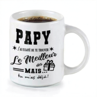 Tip Top Tshirt - Mug Papy, j'ai essayé de te trouver le meilleur des cadeaux - Made in France
